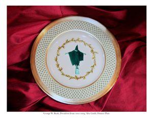 George W. Bush Dinner Plate