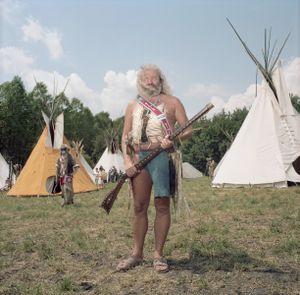 Indian Wearing Birkenstocks, Brezno, Czech Republic, 2014