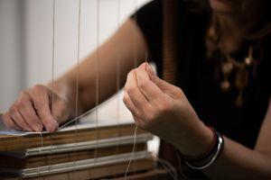 Linen thread was used by Maruschak in the hand sewing of all editions creating a link between the linen and hemp fabric ground into pulp and made into paper for the book.